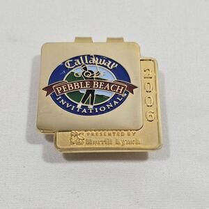2006 Pebble Beach Callaway Golf Invitational Money Clip By Merrill Lynch